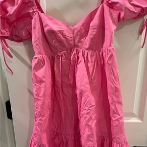 amanda uprichard pink mini dress